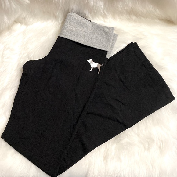 Victoria’s Secret Fold over Pant  Sequin “PINK” NWT Excellent Condition - Picture 6 of 8